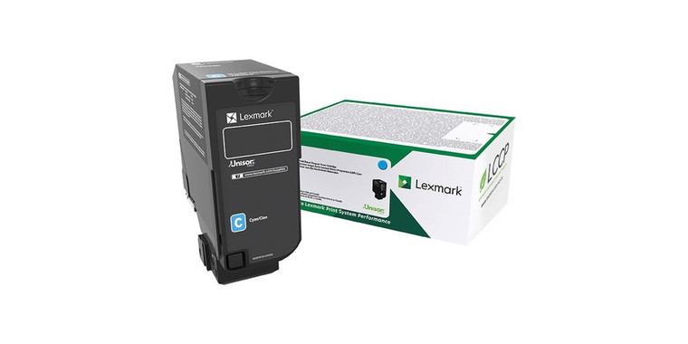 Lexmark Toner Cartridge - Cyan - 74C0HCG