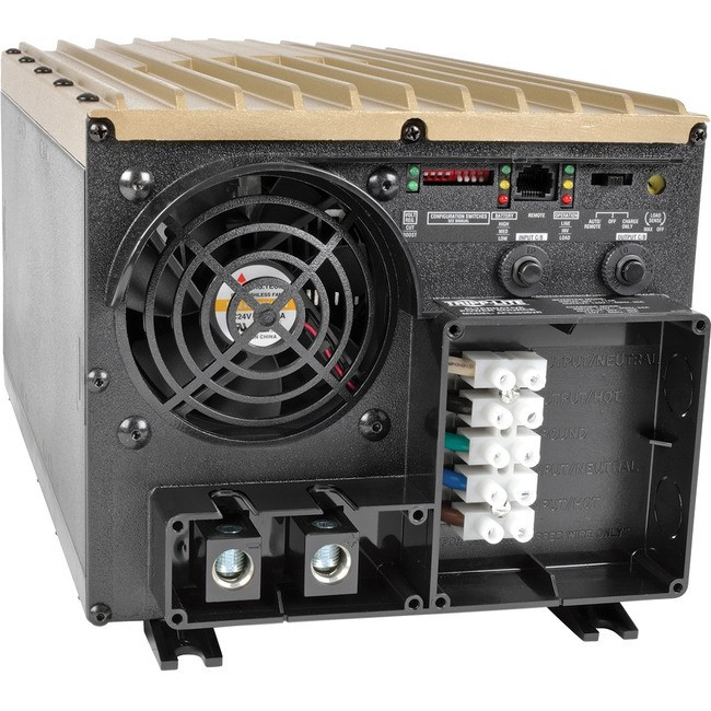 Tripp Lite 3600W APS INT 36VDC 230V Inverter / Charger w/ Auto Transfer Switching ATS AVR - APSINT3636VR