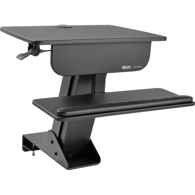 Tripp Lite WorkWise Sit Stand Desktop Workstation Adjustable Standing Desk w/ Clamp - WWSSDC