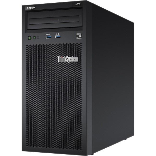 Lenovo ThinkSystem ST50 7Y49A01XNA 4U Tower Server - 1 x Xeon E-2104G - 8 GB RAM HDD SSD - Serial - 7Y49A01XNA