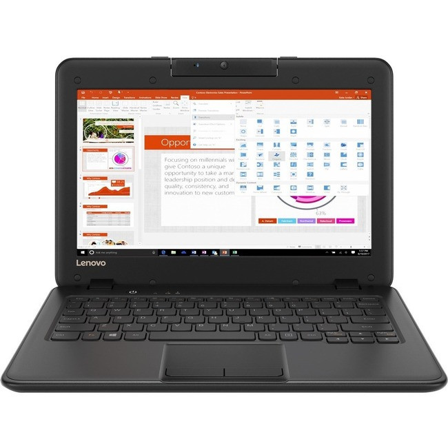 Lenovo 100e 81CY0038US 11.6" Netbook - 1366 x 768 - Celeron N3350 - 4 GB RAM - 64 Flash Memory - 81CY0038US