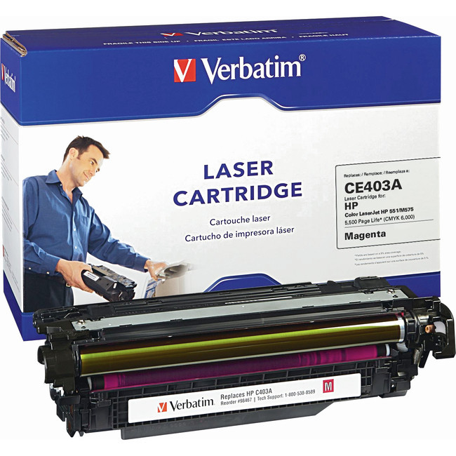 Verbatim - HP CE403A  Magenta Toner Cartridge - 98467