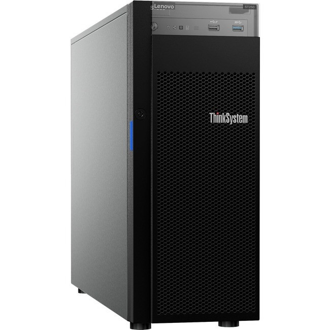 Lenovo ThinkSystem ST250 7Y45A02RNA 4U Tower Server - 1 x Xeon E-2136 - 8 GB RAM - 4 TB - Serial - 7Y45A02RNA
