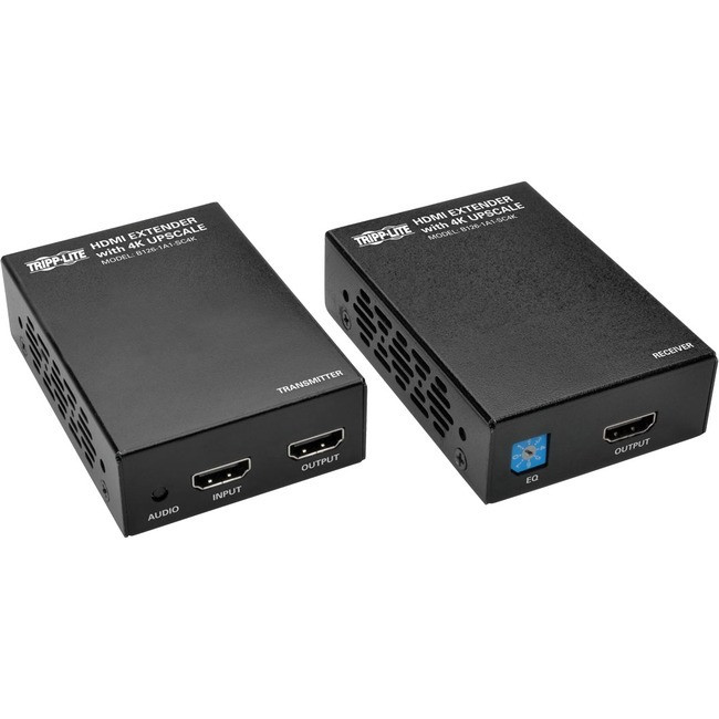 Tripp Lite HDMI Over Cat5/Cat6 Extender Transmitter Receiver w/ 4k Upscaler @ 24Hz - B126-1A1-SC4K