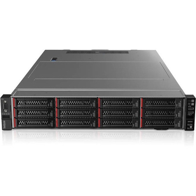 Lenovo ThinkSystem SR550 7X04A055NA 2U Rack Server - 1 x Xeon Silver 4116 - 16 GB RAM HDD SSD - SAS - 7X04A055NA