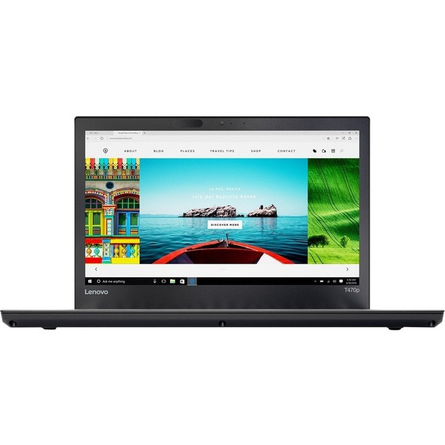 Lenovo ThinkPad T470p 20J6001HUS 14" Notebook - 1920 x 1080 - Core i5 i5-7440HQ - 8 GB RAM - 256 - 20J6001HUS