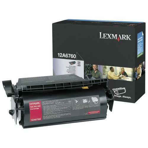Lexmark - Black Toner Cartridge - 12A6760