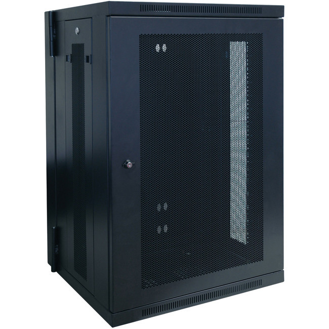 Tripp Lite 18U Wall Mount Rack Enclosure Server Cabinet Hinged w/ Door & Sides - SRW18US