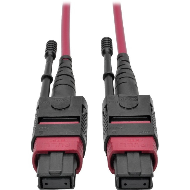 Tripp Lite 2M MTP MPO Multimode Patch Cable 12 Fiber 40/100Gb OM4 50/ 125 CMP - N845-02M-12-MG