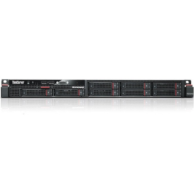 Lenovo ThinkServer RD540 70AT0004UX 1U Rack Server - 1 x Xeon E5-2620 v2 - 8 GB RAM HDD SSD - 6Gb/s - 70AT0004UX