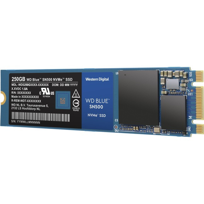 WD Blue SN500 WDS250G1B0C 250 GB Solid State Drive - M.2 2280 Internal - PCI Express (PCI - WDS250G1B0C