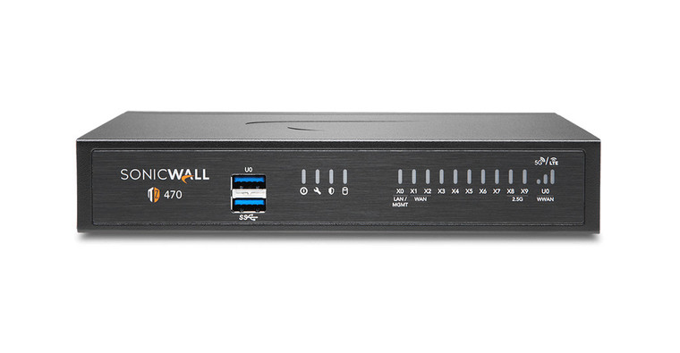SonicWall TZ470 hardware firewall 3.5 Gbit/s - 02-SSC-6794