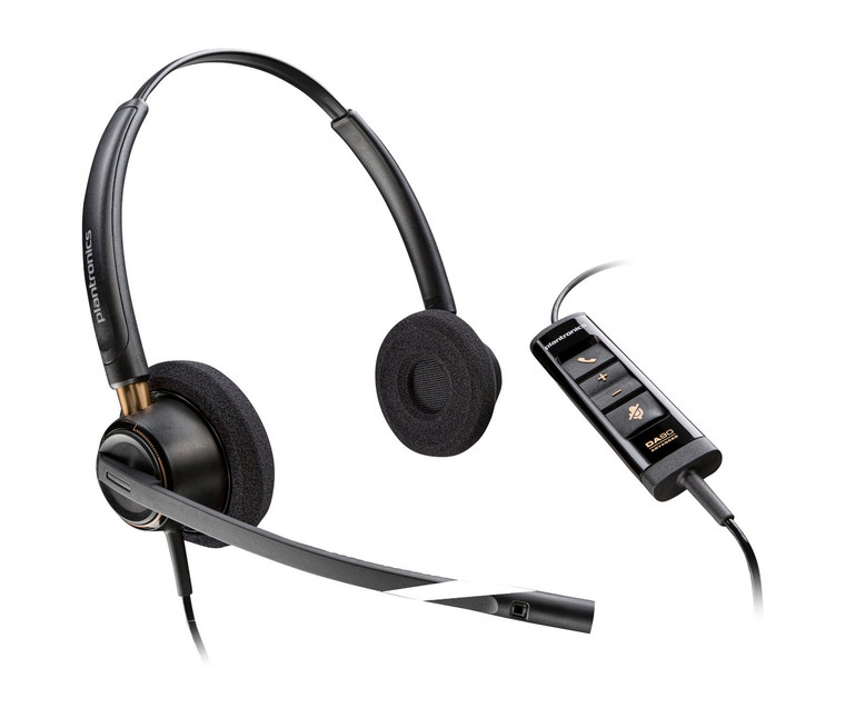 HP Poly EncorePro 525 USB-A Stereo Headset - 783R3AA