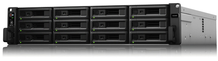 Synology RackStation SA3200D NAS/storage server Rack (2U) Intel Xeon D D-1521 8 GB DDR4 DiskStation Manager Black, Gray