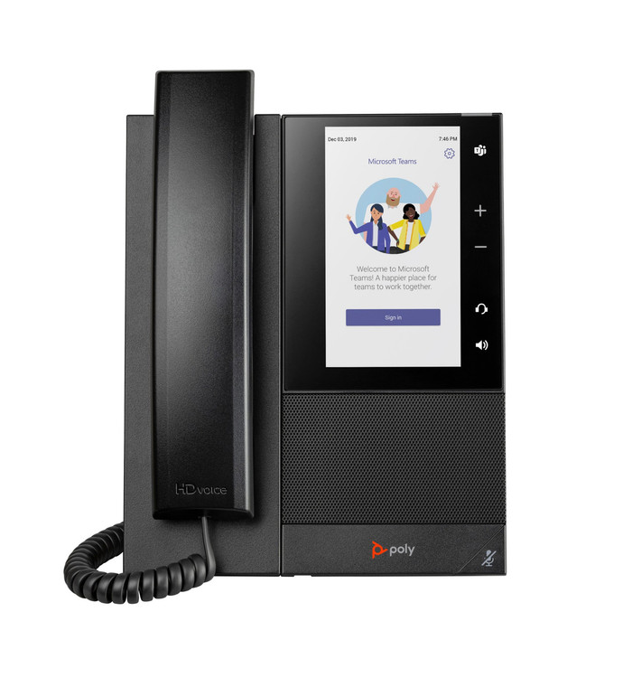HP Poly CCX 505 Business Media Phone for Microsoft Teams and PoE-enabled - 82Z79AA