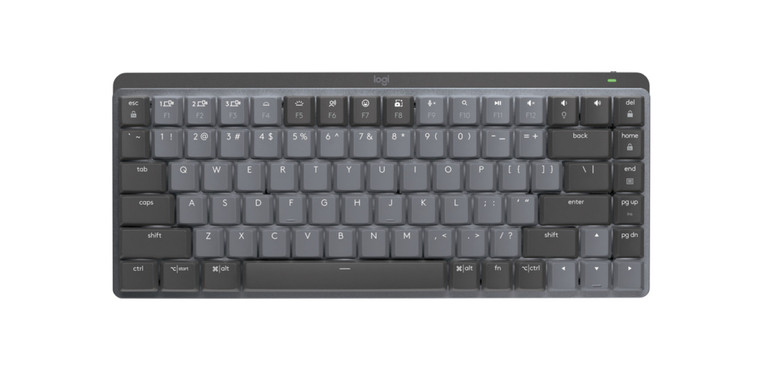Logitech MX Mini Mechanical keyboard Office RF Wireless + Bluetooth QWERTY US English Graphite, Gray - 920-010551