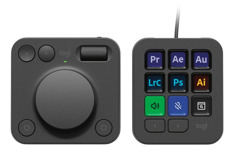 Logitech MX Creative Console Keypad Bluetooth/USB Graphite - 920-012660