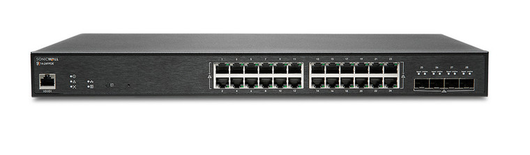 SonicWall SWS14-24FPOE Managed L2 Gigabit Ethernet (10/100/1000) Power over Ethernet (PoE) 1U Black - 02-SSC-2468