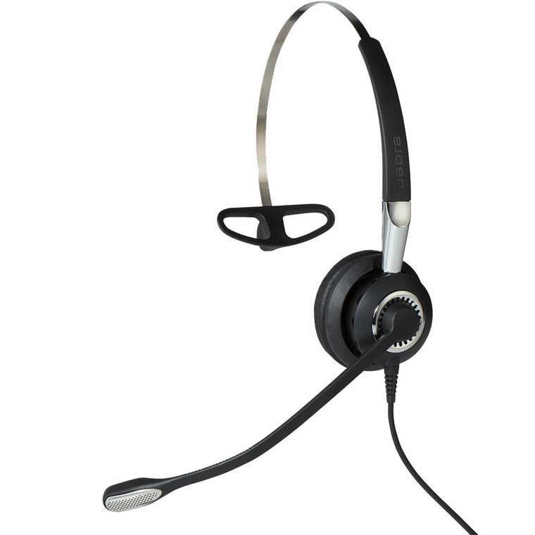 Jabra BIZ 2400 II Headset Wired Neck-band, Ear-hook, Head-band Office/Call center Black, Silver - 2406-820-205