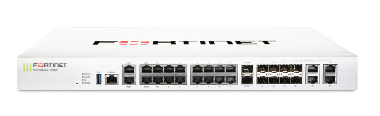 Fortinet FortiGate 101F hardware firewall 1U 20 Gbit/s - FG-101F-BDL-809-12