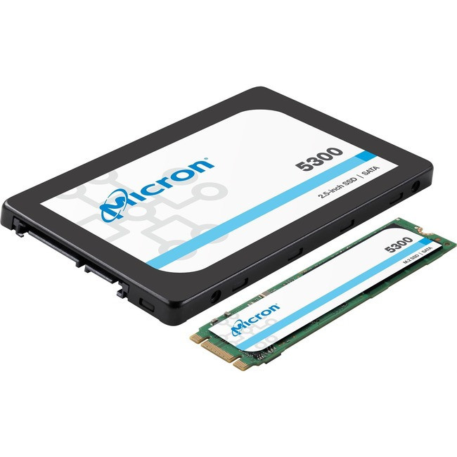 Micron 5300 PRO 480 GB Solid State Drive - 2.5" Internal - SATA (SATA/600) - Read Intensive - MTFDDAK480TDS-1AW1ZABYY