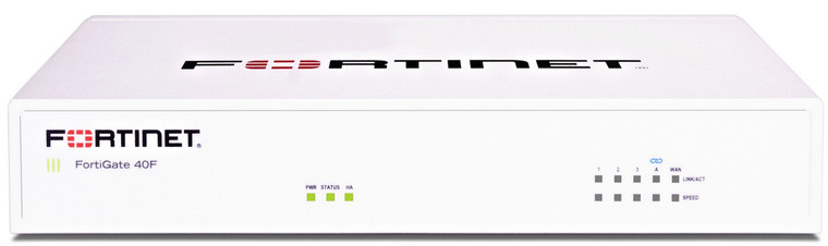 Fortinet FortiGate-40F hardware firewall Desktop 5 Gbit/s - FG-40F-BDL-809-12