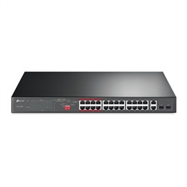 TP-Link Switch TL-SL1226P 24Port 10/100Mbps + 2Port Gigabit Unmanaged PoE+ Switch