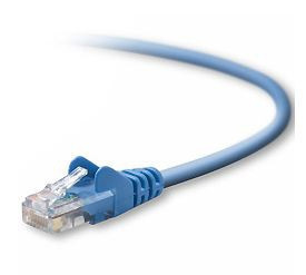 Belkin CAT5e Snagless Crossover Patch Cable 10 ft networking cable Blue 120" (3.05 m) - TAA791-10-BLU-S