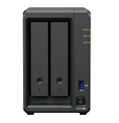 Synology DP320 NAS/storage server Desktop R1600 8 GB 16 TB Black