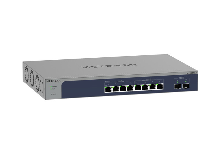 NETGEAR MS510TXM Managed L2+ 10G Ethernet (100/1000/10000) Gray - MS510TXM-100NAS