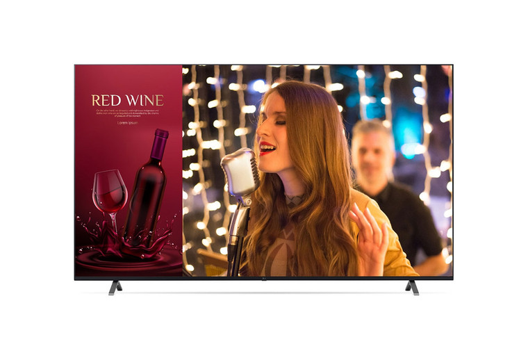 LG 43UR640S9UD signage display Digital signage flat panel 43" Wi-Fi 300 cd/m² 4K Ultra HD Blue Built-in processor WebOS