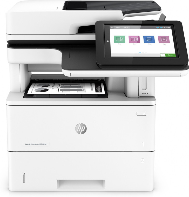 HP LaserJet Enterprise M528f Multifunction Black and white Printer, Ethernet Only; Copier, Scanner - 1PV65A#BGJ