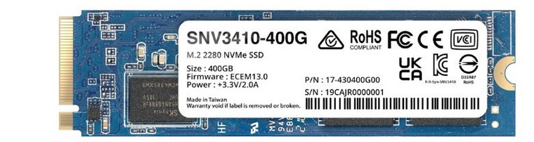 Synology SNV3410 400 GB M.2 PCI Express 3.0 NVMe - SNV3410-400G