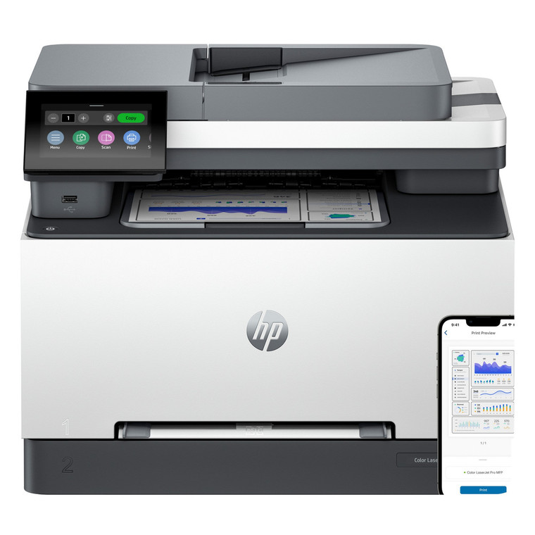 HP LaserJet Pro 3301fdw Wireless Multifunction Color Printer, Copier, Scanner; Duplex - 499Q5F#BGJ