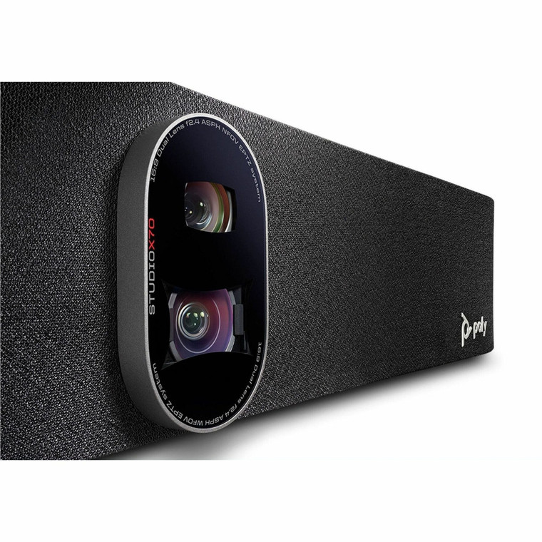 POLY Studio X70 All-In-One Video Bar with TC10 Controller Kit No Radio GSA/TAA - 8L539AA#ABA