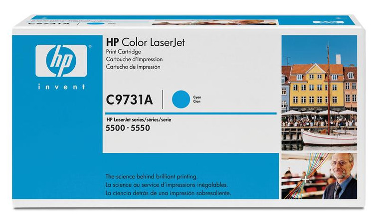 C9731A - HP 645A Toner Cartridge (Cyan) for Color LaserJet 5500/5550 Series Printer