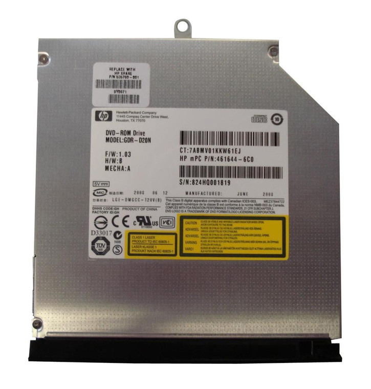 Part No: 535760-001 - HP Sps-drv Dvd