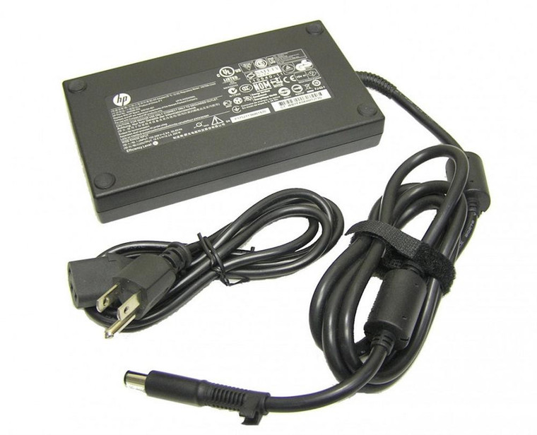 Part No: 608431-001 - HP 200-Watts 19.5V 10.3A Slim Smart Pin PFC AC Adapter