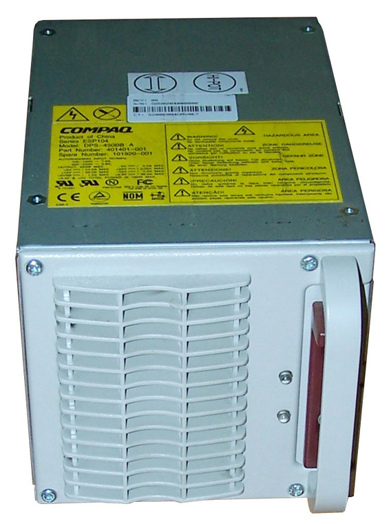 Part No: 101920-001 - HP 450-Watts Hot Plug Power Supply for ProLiant 6400r Dl580