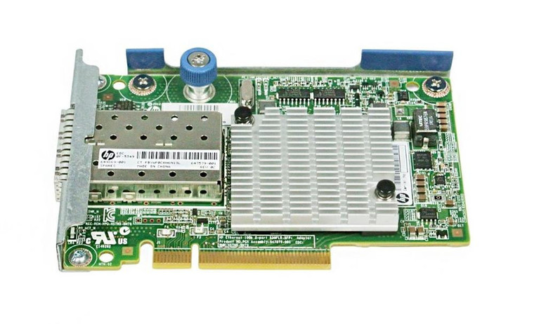 Part No: 647579-001 - HP 10GbE 2-Port 530FLR-SFP+ Ethernet Adapter
