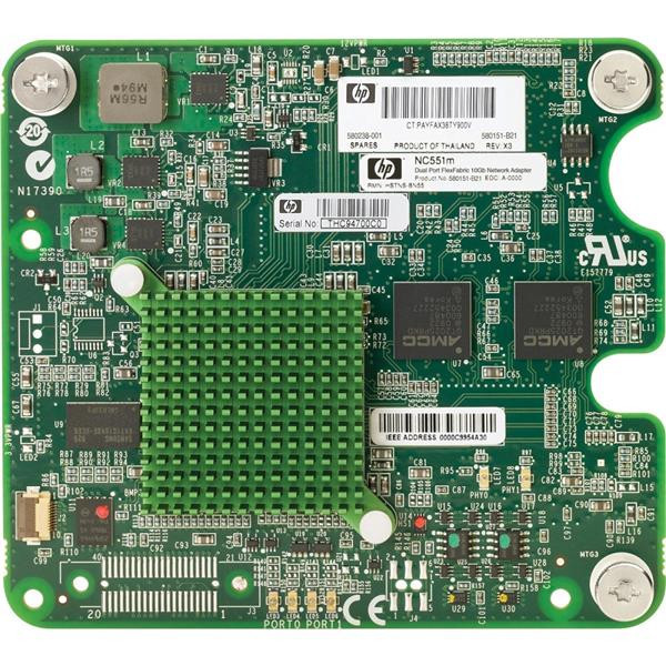 Part No: 580151-B21 - HP BLC NC551m Dual Port FlexFabric 10GB Converged Network Adapter