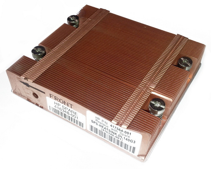 Part No: 416348-001 - HP Xeon Prosessor Heatsink for HP ProLiant DL140 G3 Server