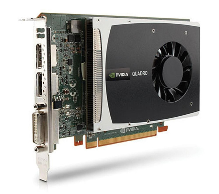Part No: WS094AA - HP Quadro 2000 1GB Graphics PCI-Express 2X Dp/1X Dvi-I/1X Dp To Dvi Adapt