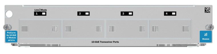 Part No: J8707A - HP ProCurve 5400zl 4-Port 10-Gbase-X2 XFP Local Connection Module (LCM) Switch Expansion Module