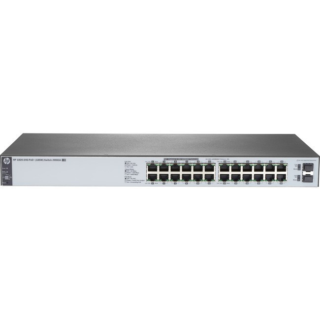 HPE 1820-24G-PPoE+ (185W) Switch - J9983A#ABA