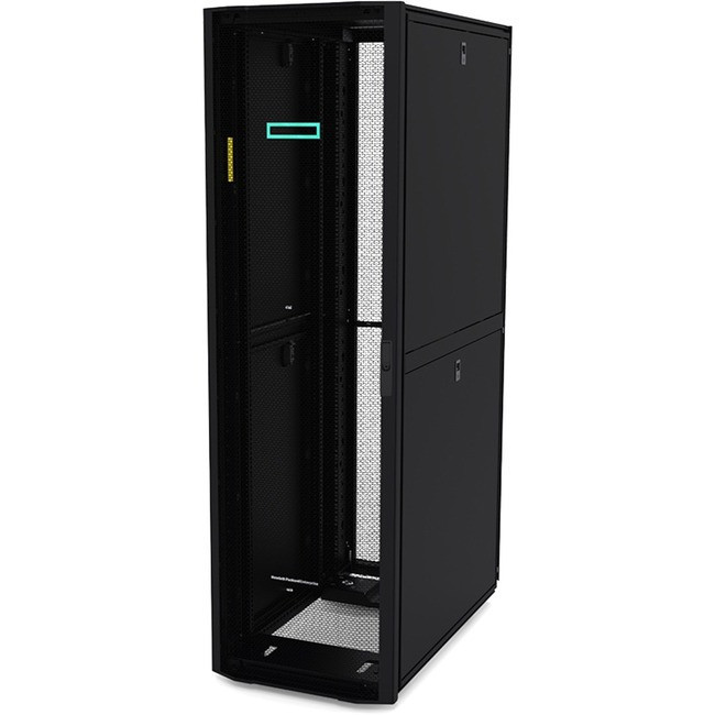 HPE 22U 600mmx1075mm G2 Kitted Advanced Shock Rack with Side Panels and Baying - P9K04A
