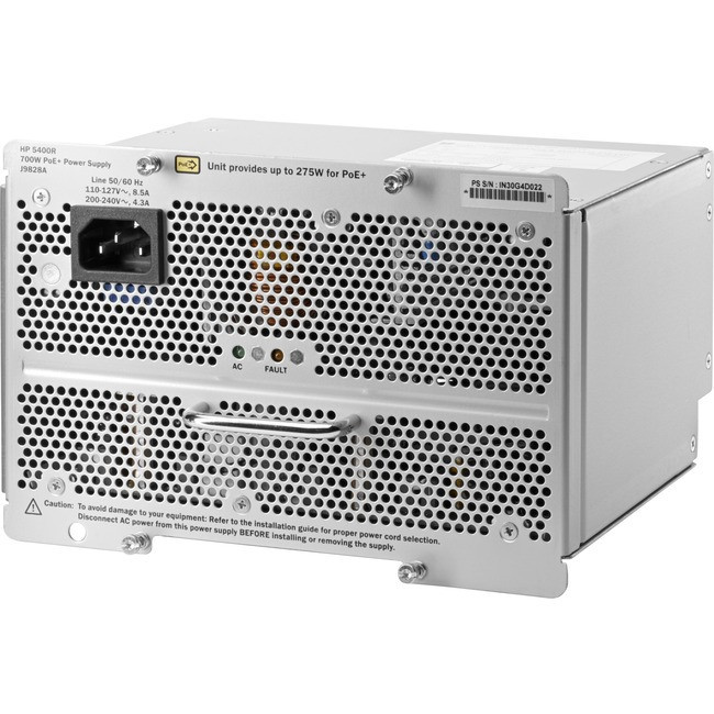 HPE 5400R 700W PoE+ zl2 Power Supply - J9828A#B2E