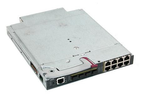 Part No: 410916-B21 - HP Catalyst 3020 Multi-Layer Blade Switch 16-Ports 8 x 10/100/1000Base-T Gigabit LAN 4 x SFP (mini-GBIC) Layer 3 Switch
