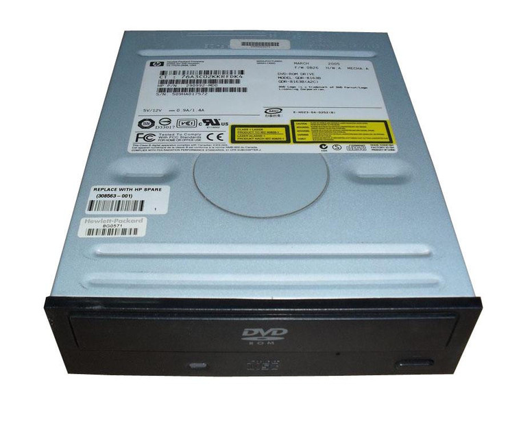 Part No: 308563-001 - HP 16X/48X DVD-ROM Optical Drive Internal 16x DVD-ROM 40x CD-ROM