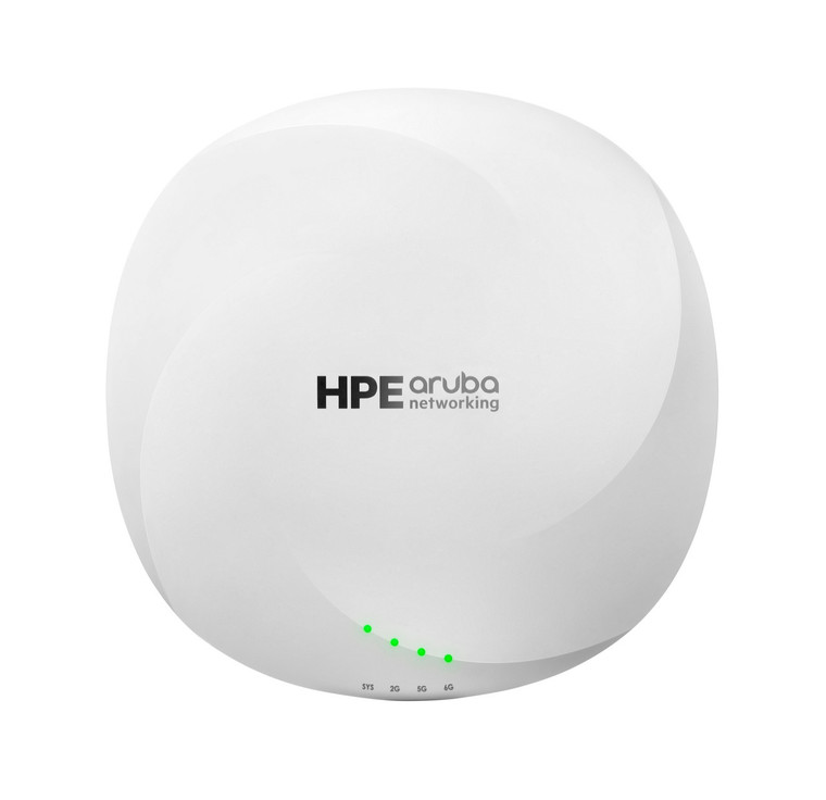 HPE Aruba Networking AP-635 (US) Tri Radio 2x2 Wi-Fi 6E Internal Antennas 5-pack Campus Access Point - S3J36A